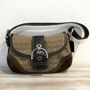 Coach mini monogram purse